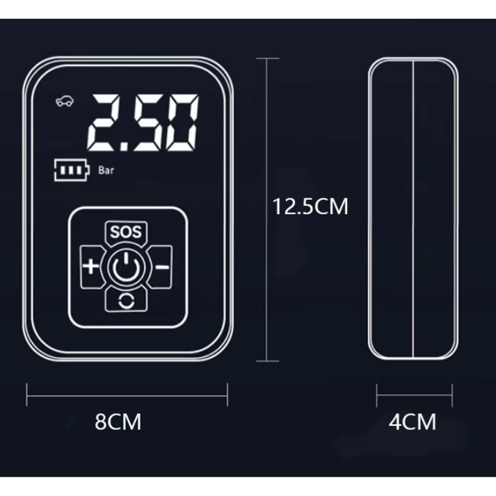 Wireless Air Compressor with Digital Display