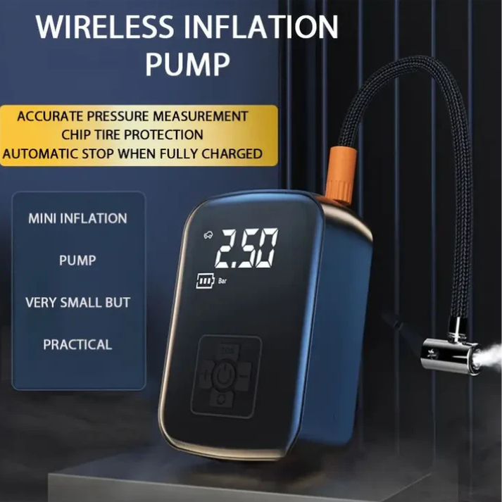 Wireless Air Compressor with Digital Display